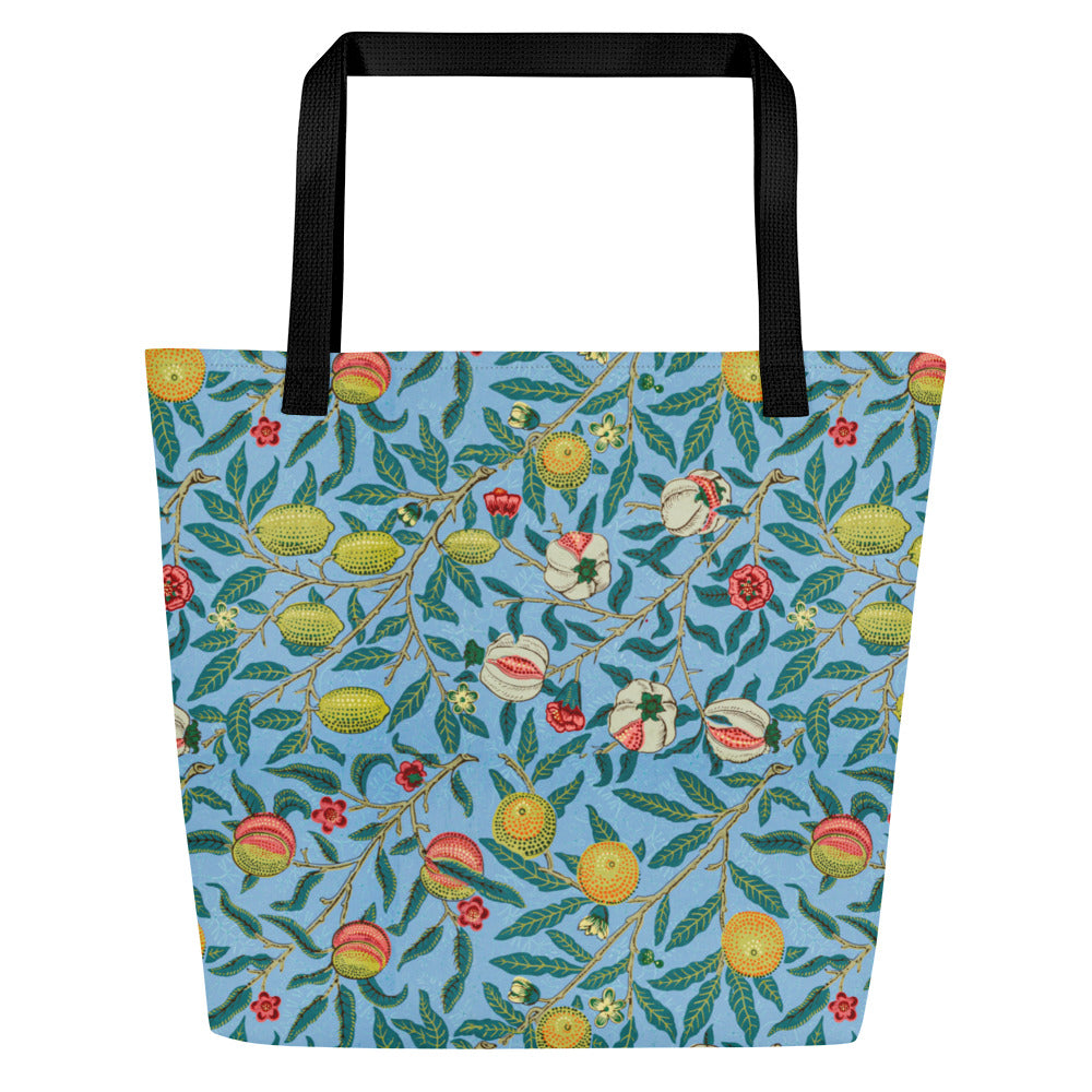 Four Fruits Large Tote Bag W/ Inside Pocket