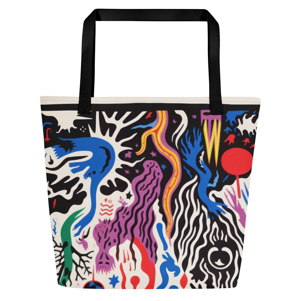 Dali's Dream Large Tote Bag W/ Inside Pocket