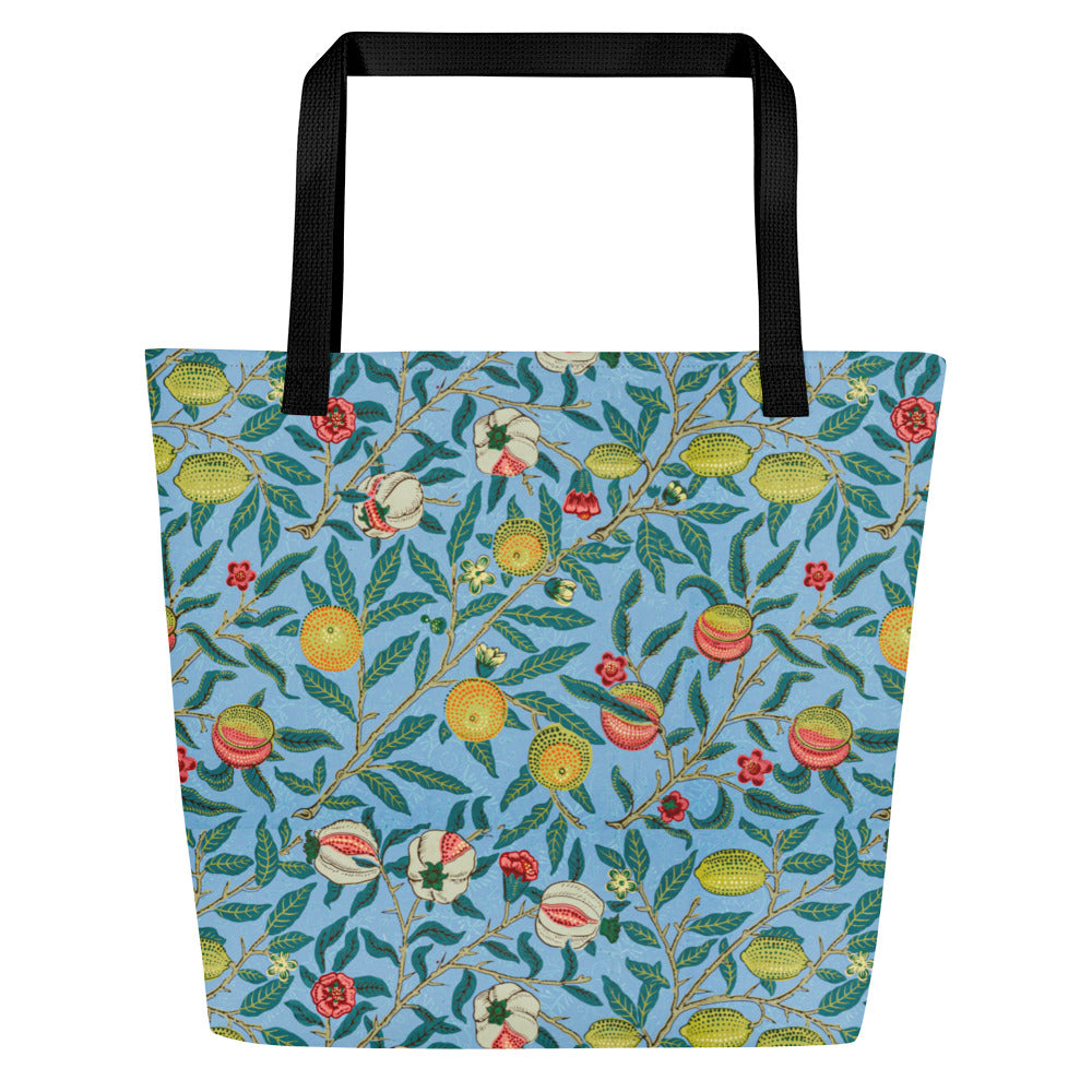 Four Fruits Large Tote Bag W/ Inside Pocket