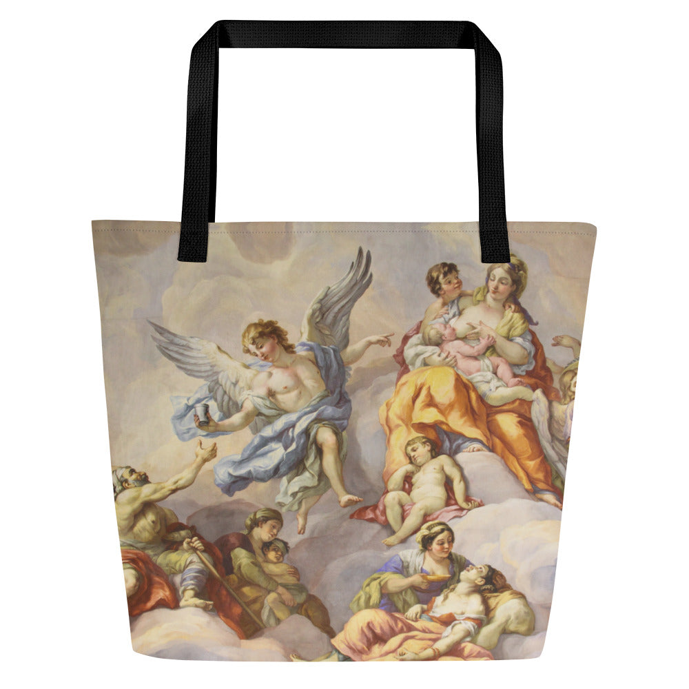 Angels of Versailles Large Tote Bag W/ Inside Pocket