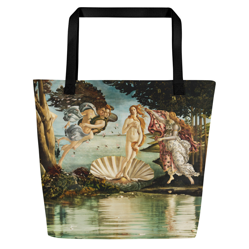 Venus By The Lake Large Tote Bag W/ Inside Pocket