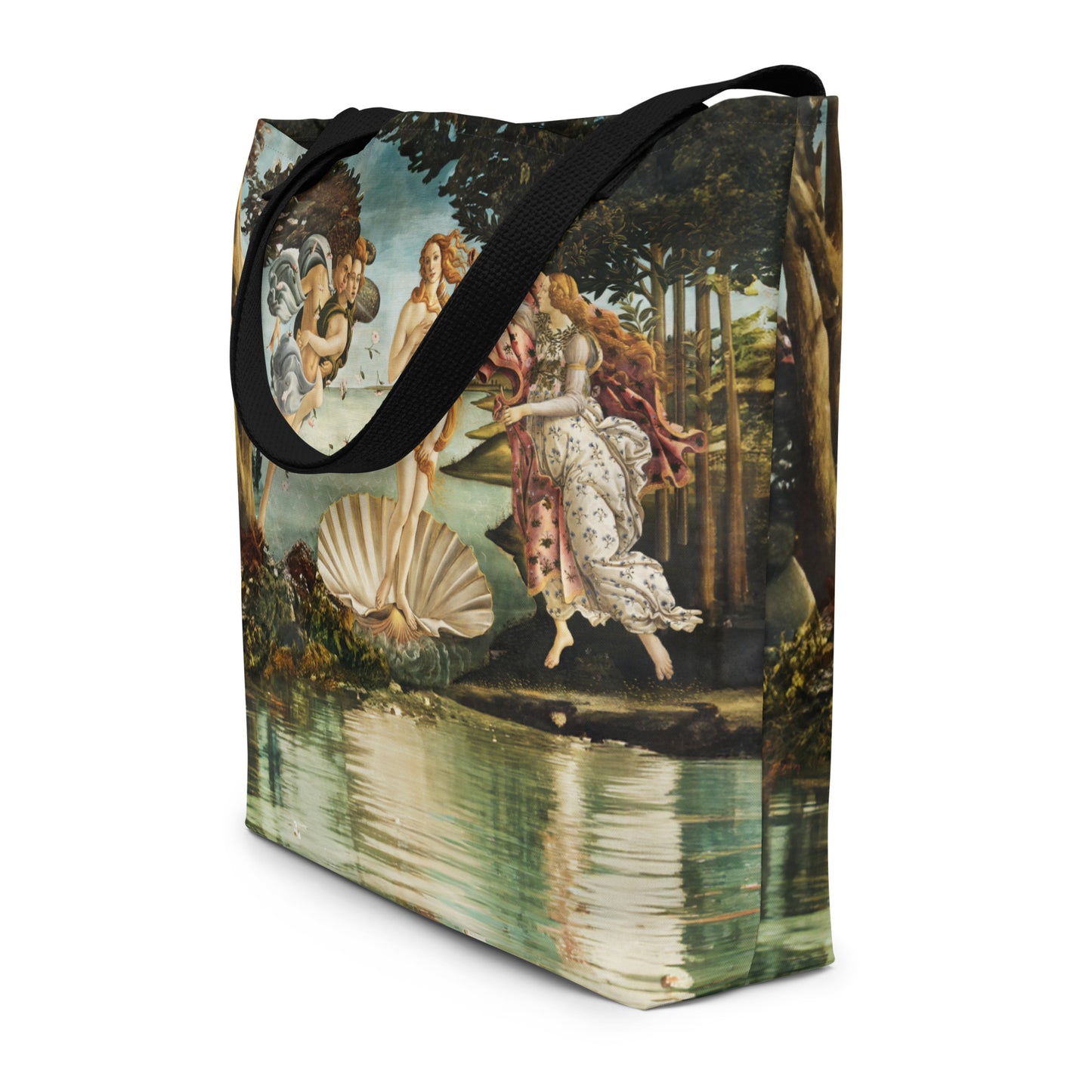 Venus By The Lake Large Tote Bag W/ Inside Pocket