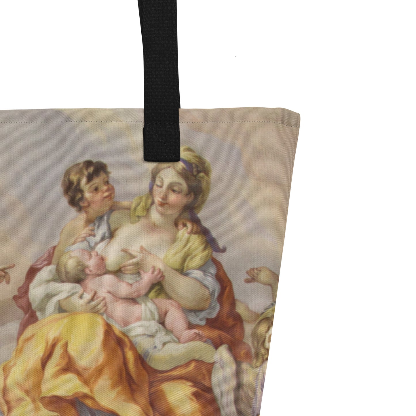 Angels of Versailles Large Tote Bag W/ Inside Pocket