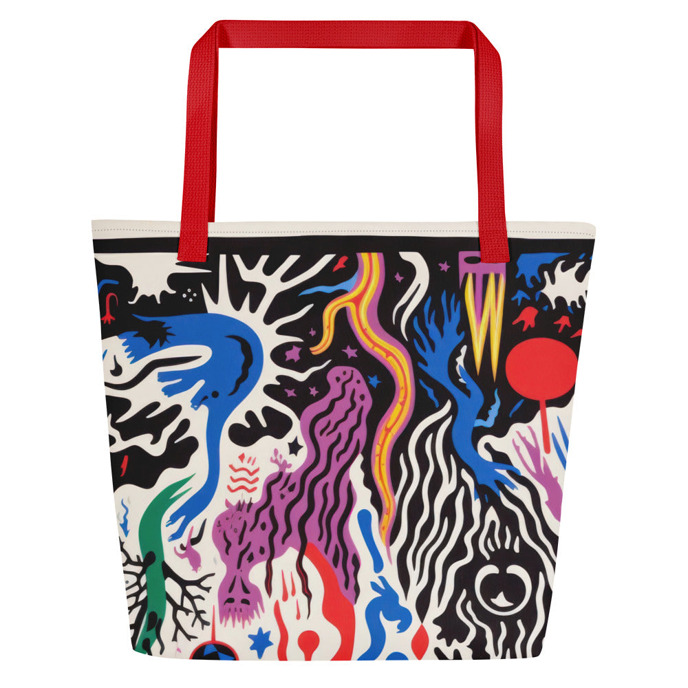 Dali's Dream Large Tote Bag W/ Inside Pocket