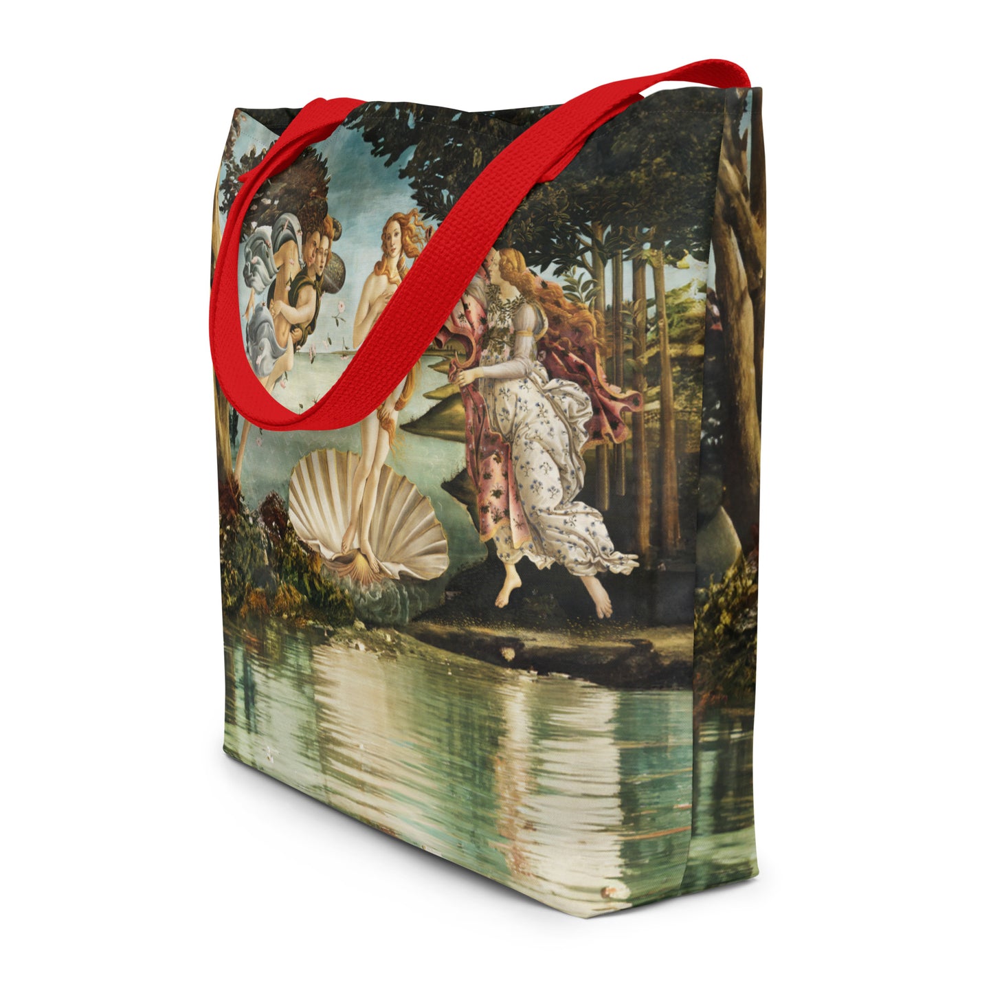 Venus By The Lake Large Tote Bag W/ Inside Pocket