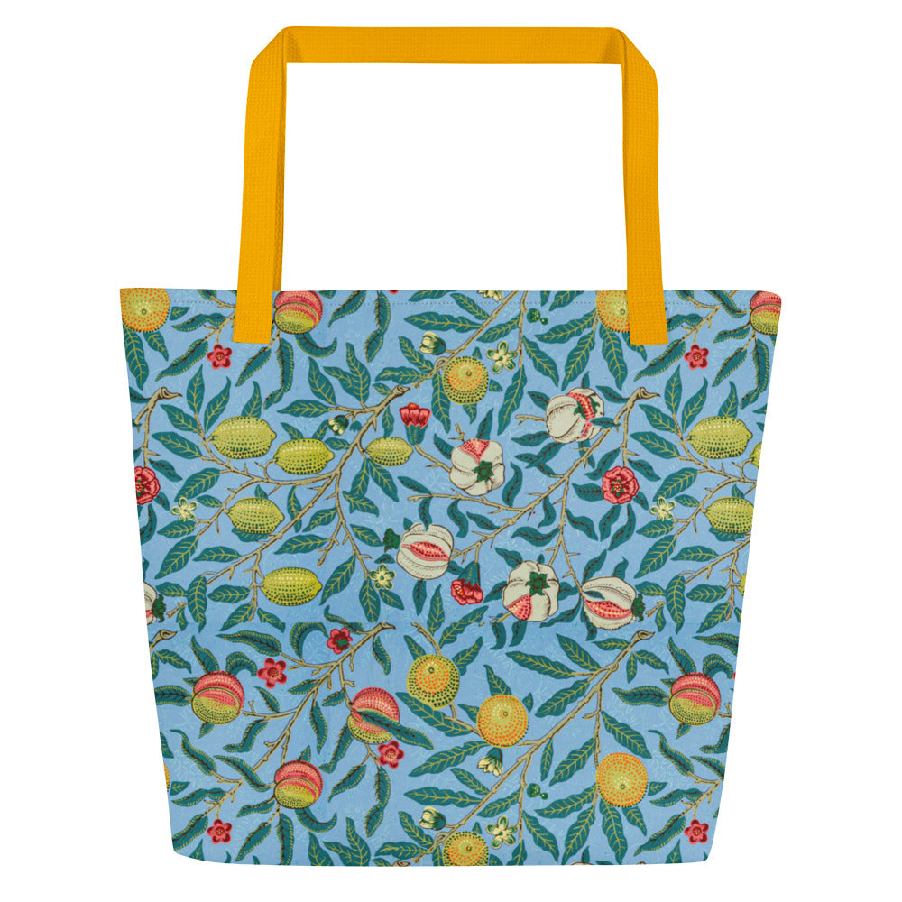 Four Fruits Large Tote Bag W/ Inside Pocket