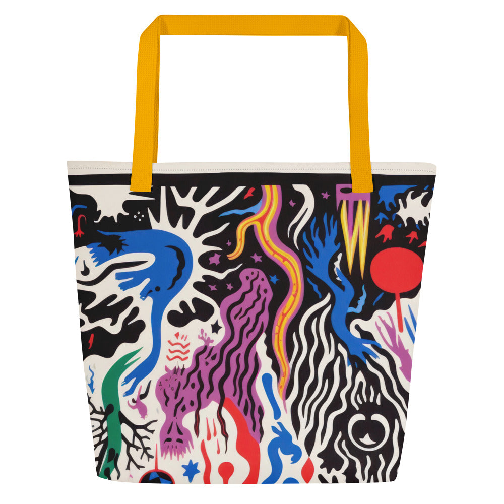 Dali's Dream Large Tote Bag W/ Inside Pocket