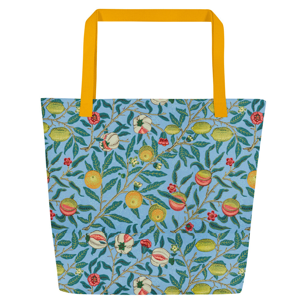 Four Fruits Large Tote Bag W/ Inside Pocket