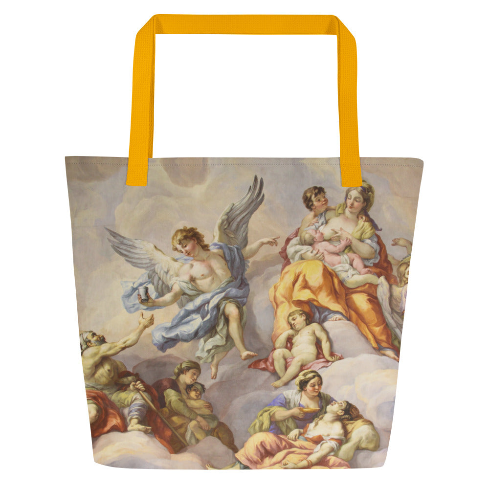 Angels of Versailles Large Tote Bag W/ Inside Pocket