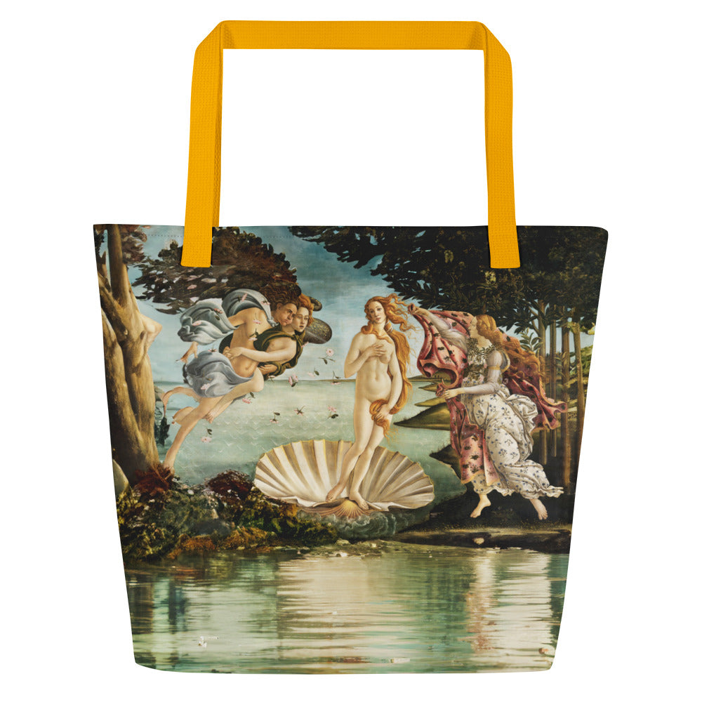 Venus By The Lake Large Tote Bag W/ Inside Pocket