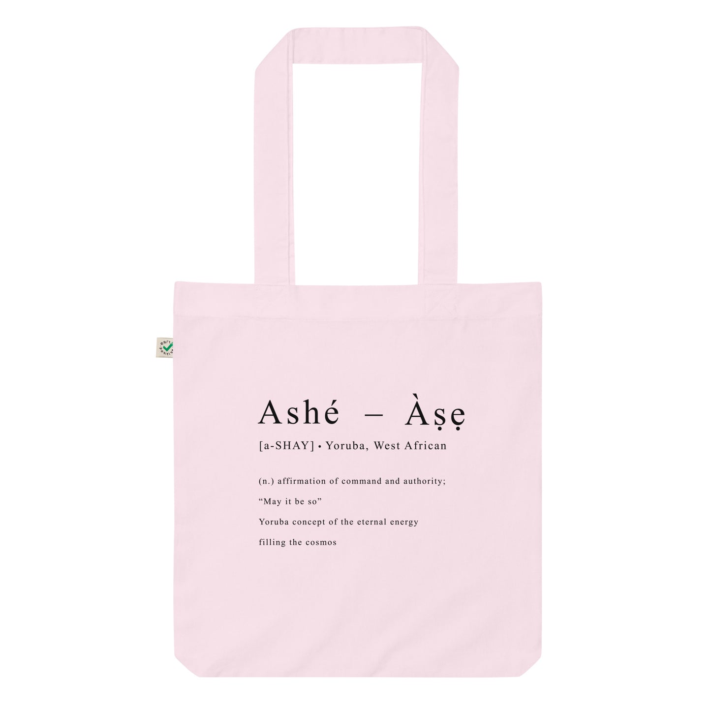 Àṣẹ Organic Tote Bag