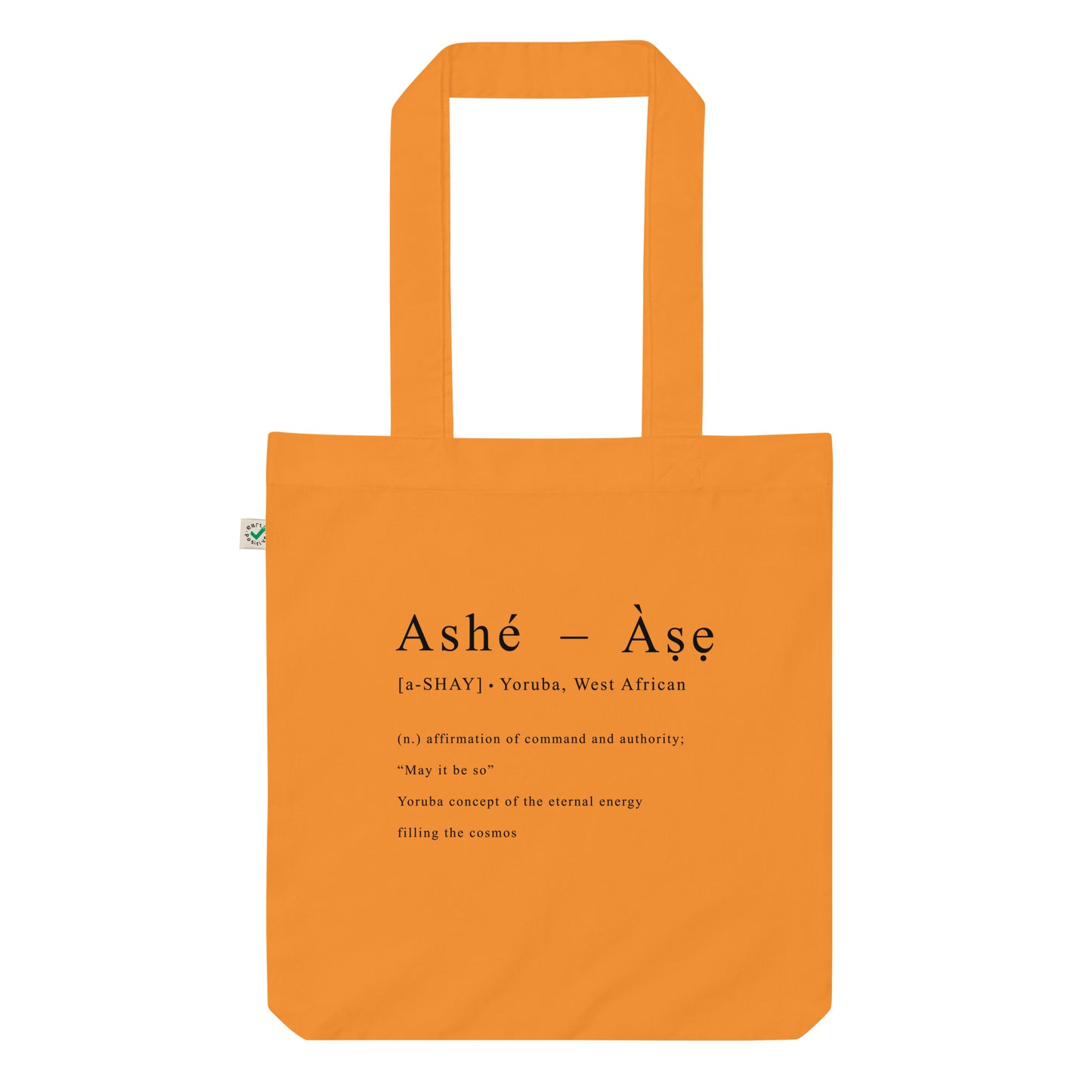 Àṣẹ Organic Tote Bag