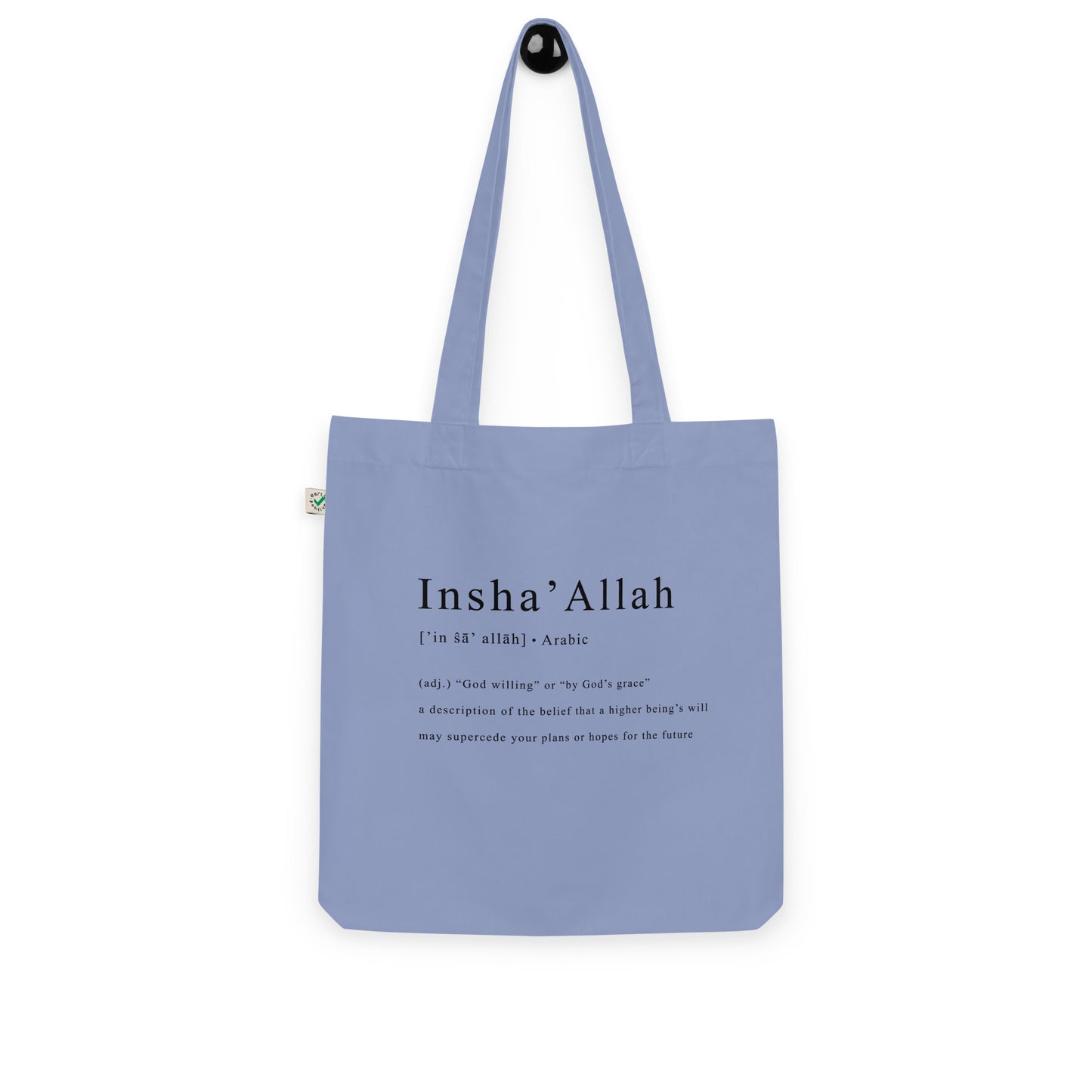 Insha'Allah Organic Tote Bag