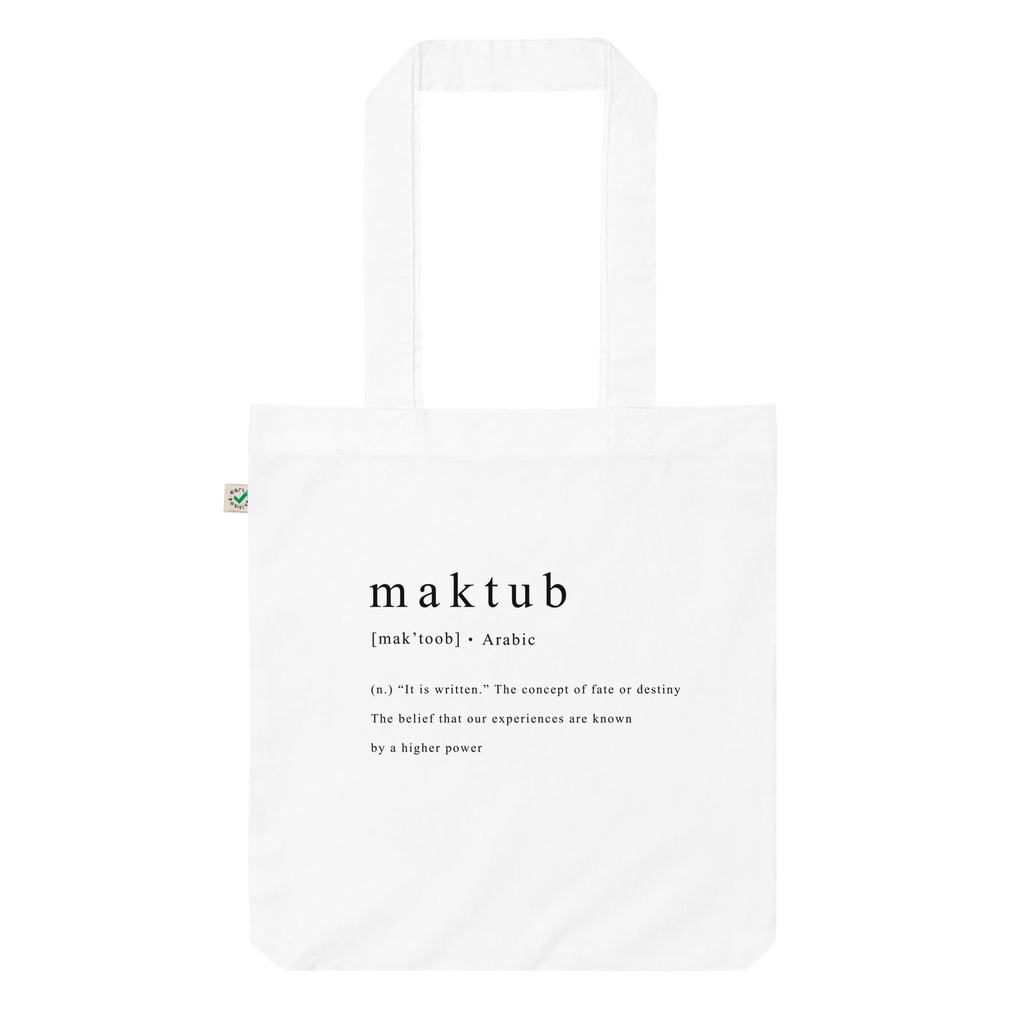 Maktub Organic Tote Bag