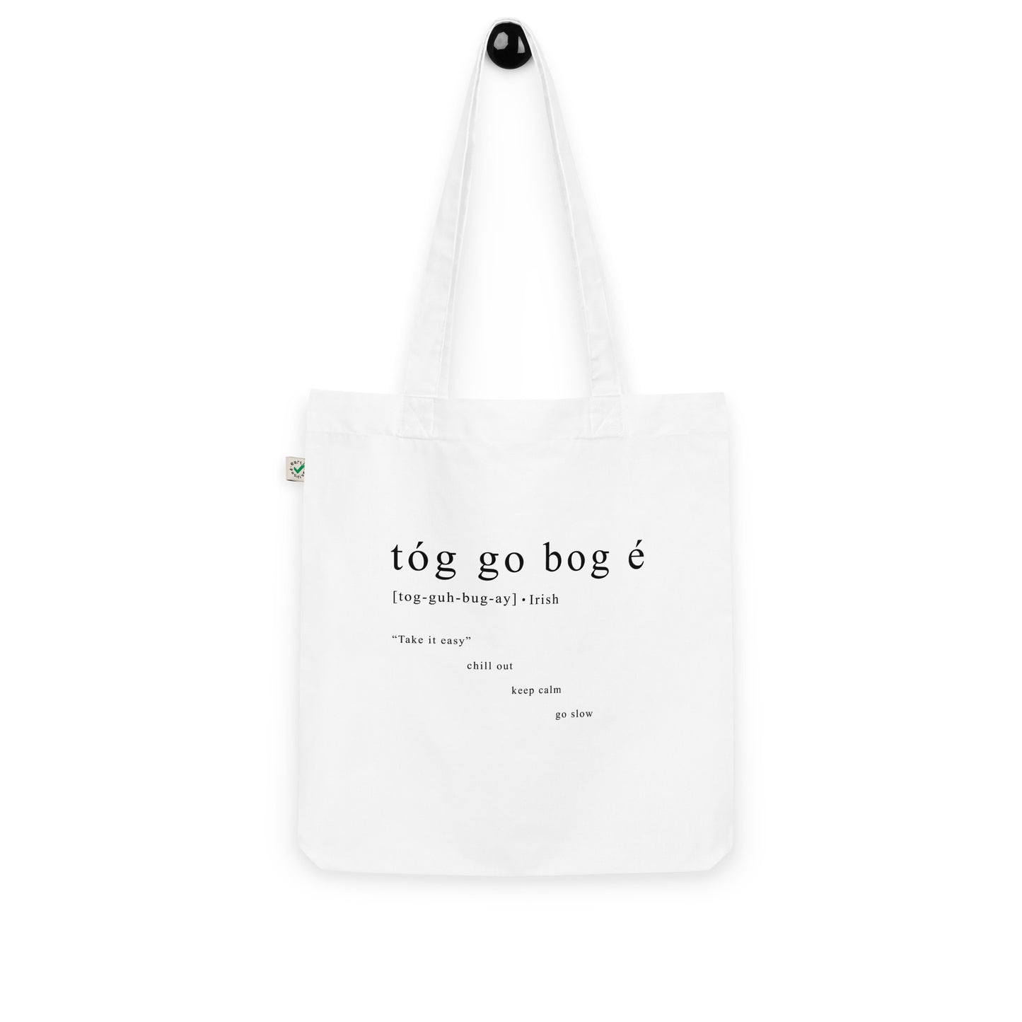 Tóg Go Bog É Organic Tote Bag