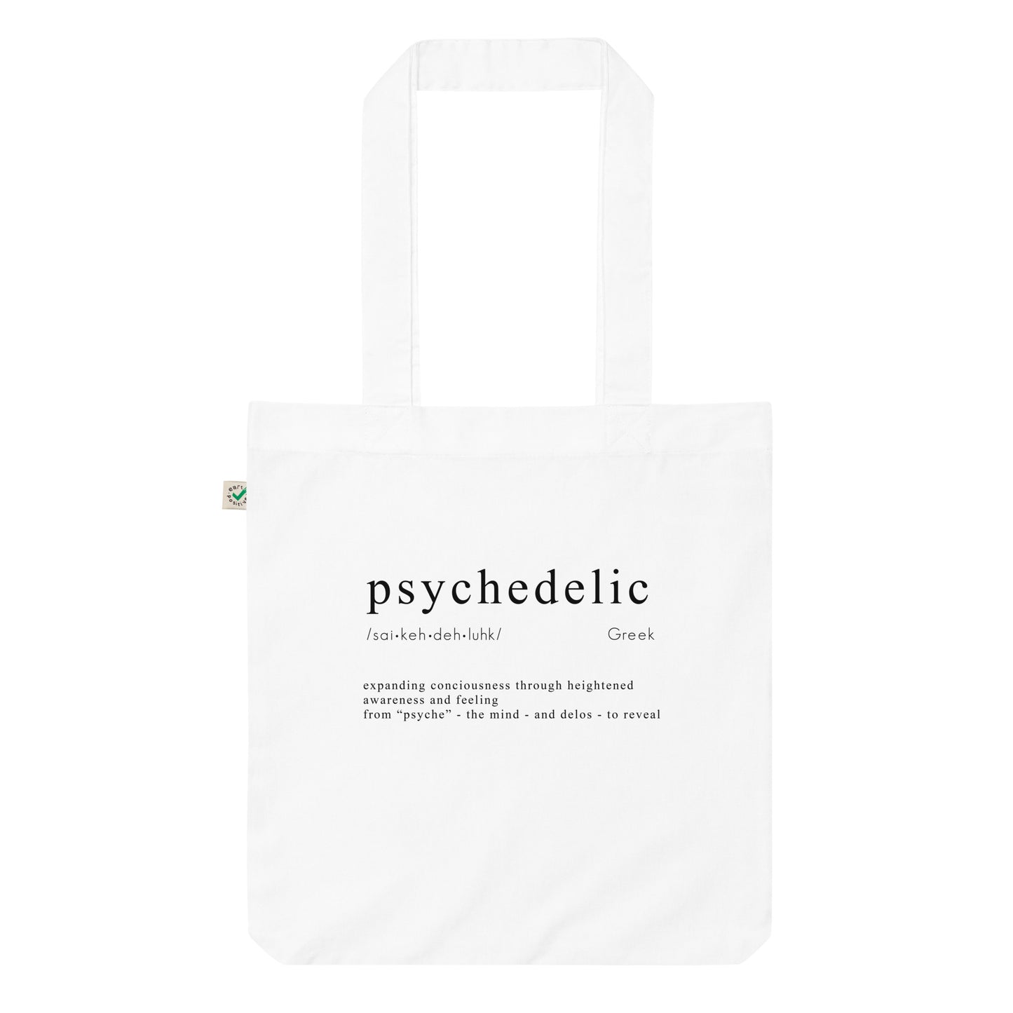 Psychedelic Organic Tote Bag