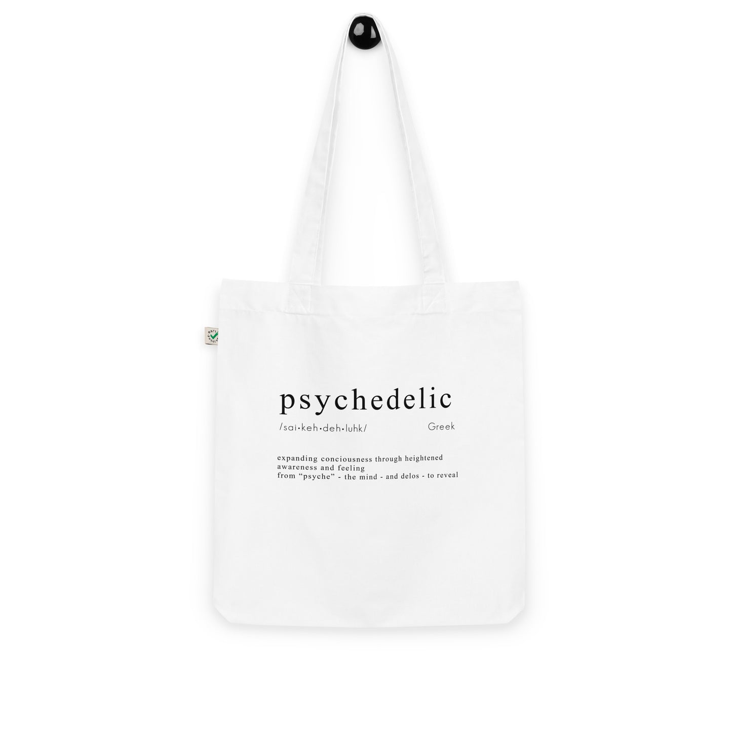 Psychedelic Organic Tote Bag