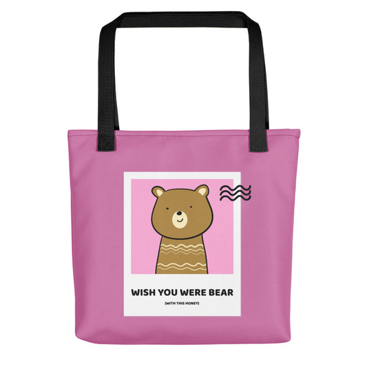 Wish You Were Bear Tote bag