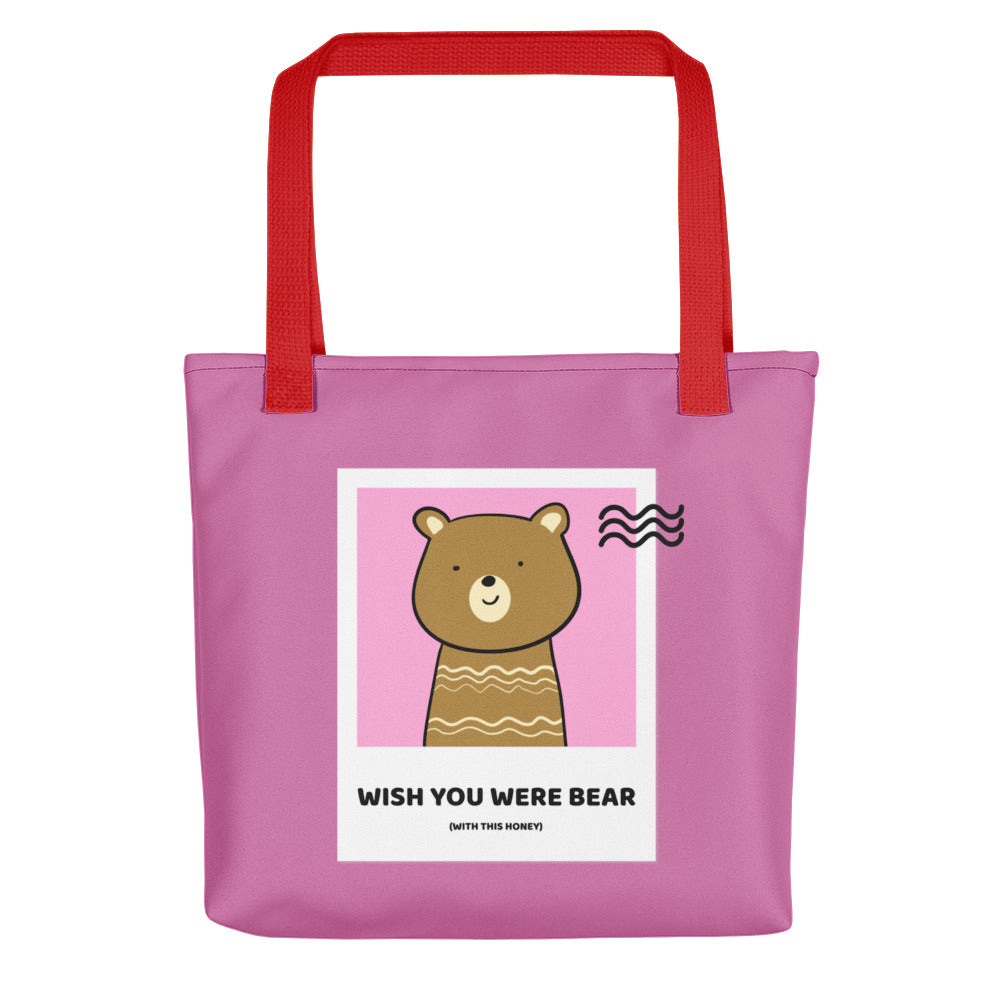 Wish You Were Bear Tote bag