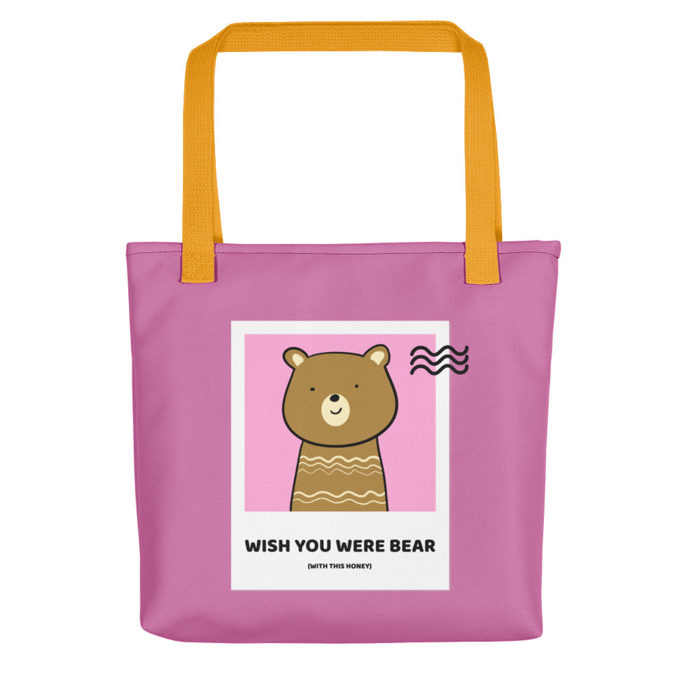 Wish You Were Bear Tote bag