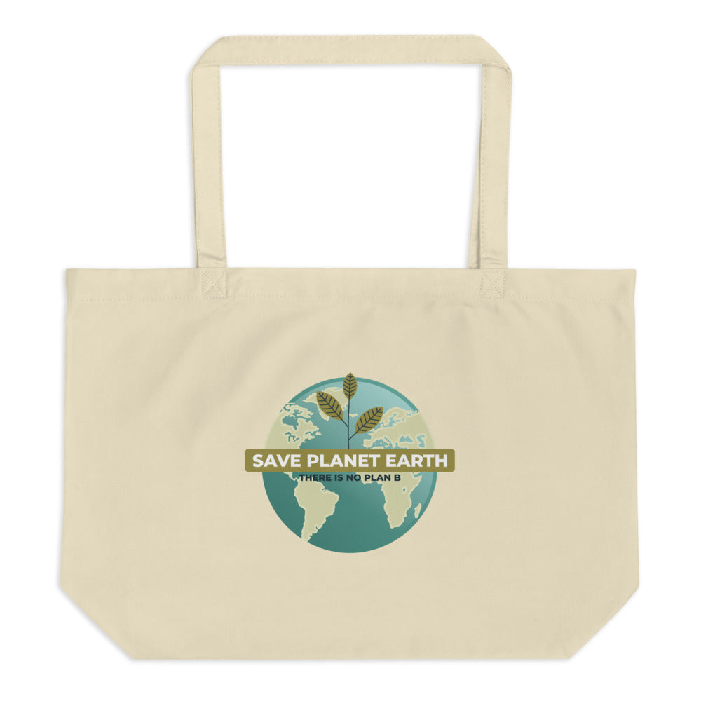 Our Green Planet Large Organic Tote Bag